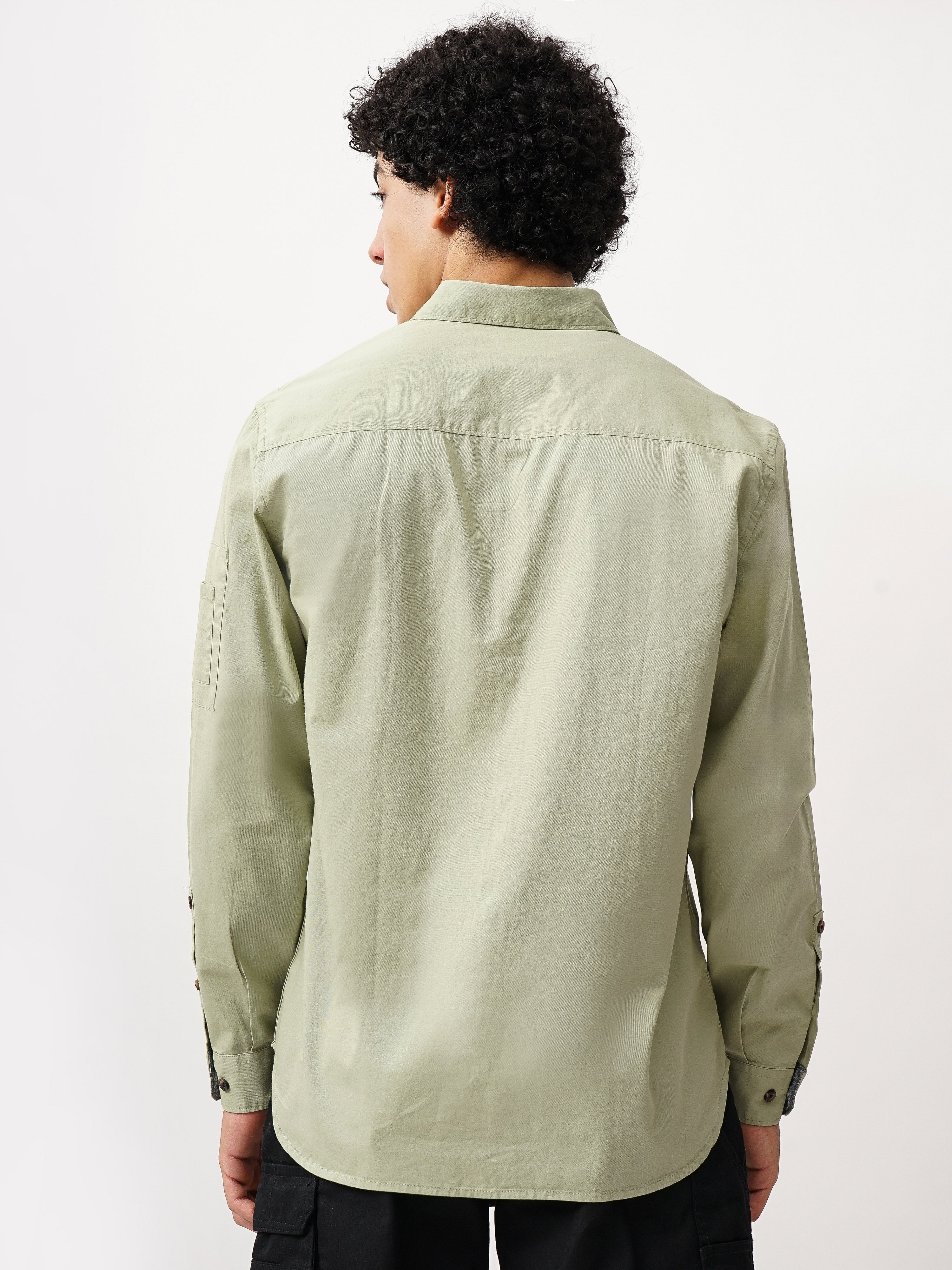 DOUBLE POCKET SLIM FIT SHIRT