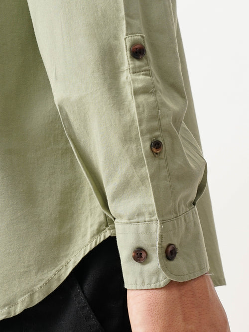 DOUBLE POCKET SLIM FIT SHIRT