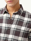 Waffle Checks Regular Fit casual Shirt