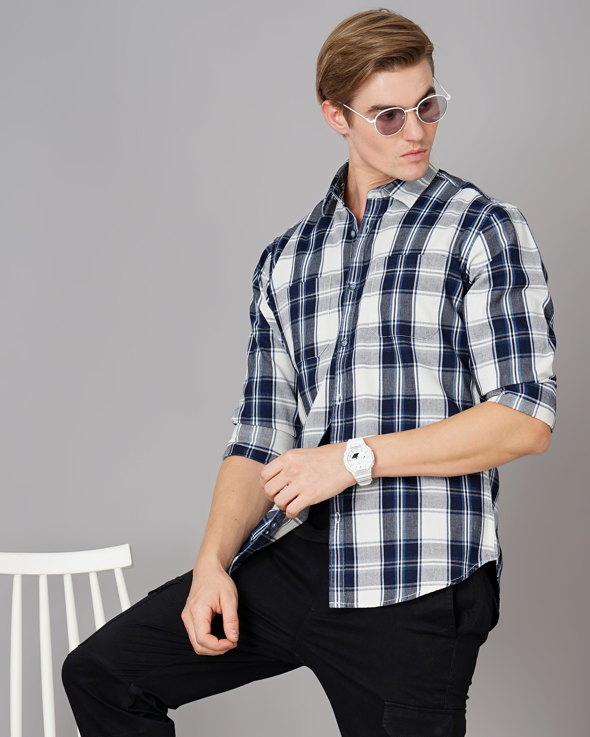Men's Checks Shirt