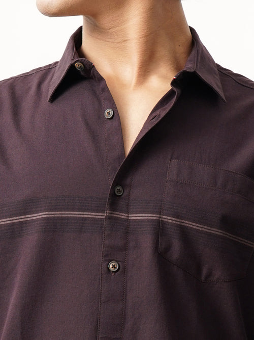 PLACEMENT STRIPES SLIM FIT SHIRT