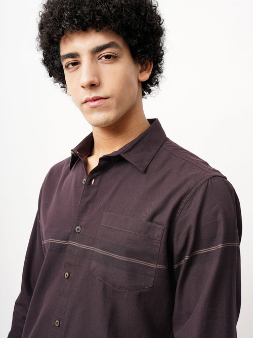 PLACEMENT STRIPES SLIM FIT SHIRT
