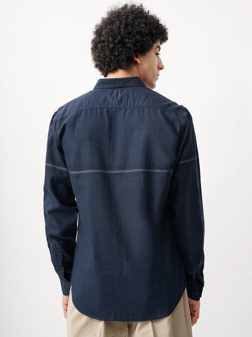 PLACEMENT STRIPES SLIM FIT SHIRT