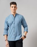 men's denim shirt