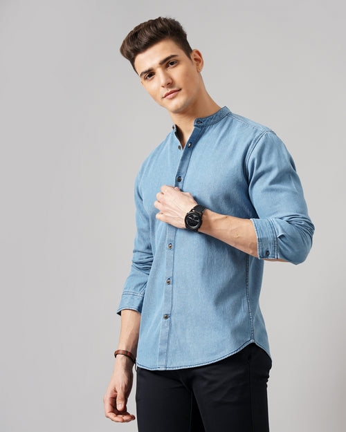 men's denim shirt