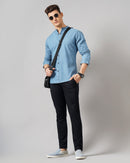 men's denim shirt