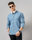 men's denim shirt