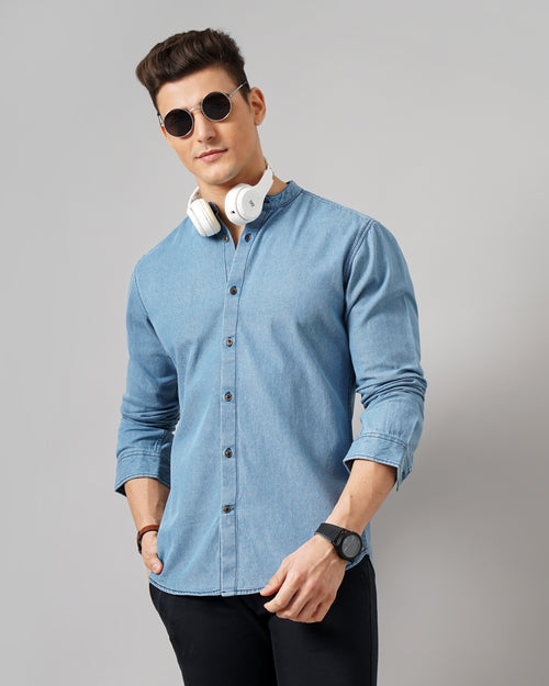 men's denim shirt