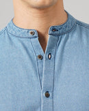 men's denim shirt