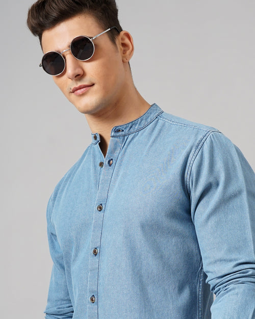 men's denim shirt