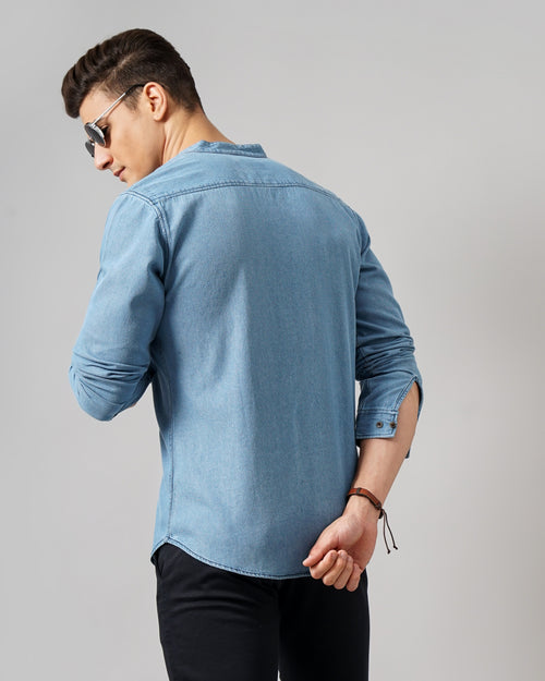 men's denim shirt