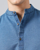 men's denim shirt