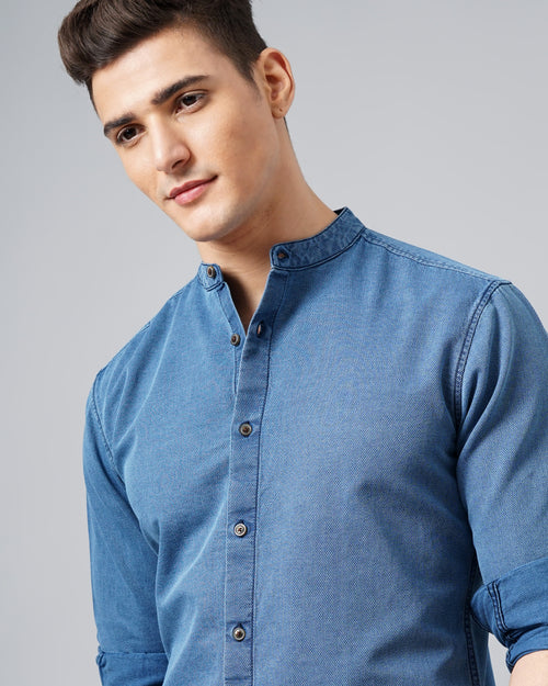 men's denim shirt