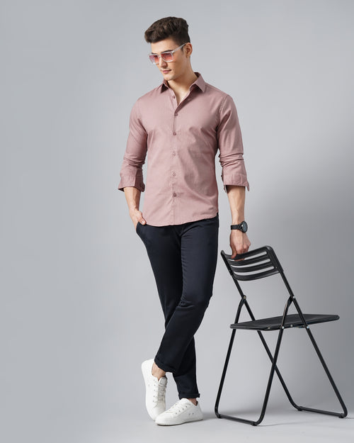 men's Self design Shirt