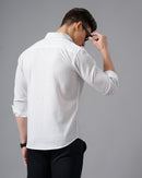 men's Self design Shirt
