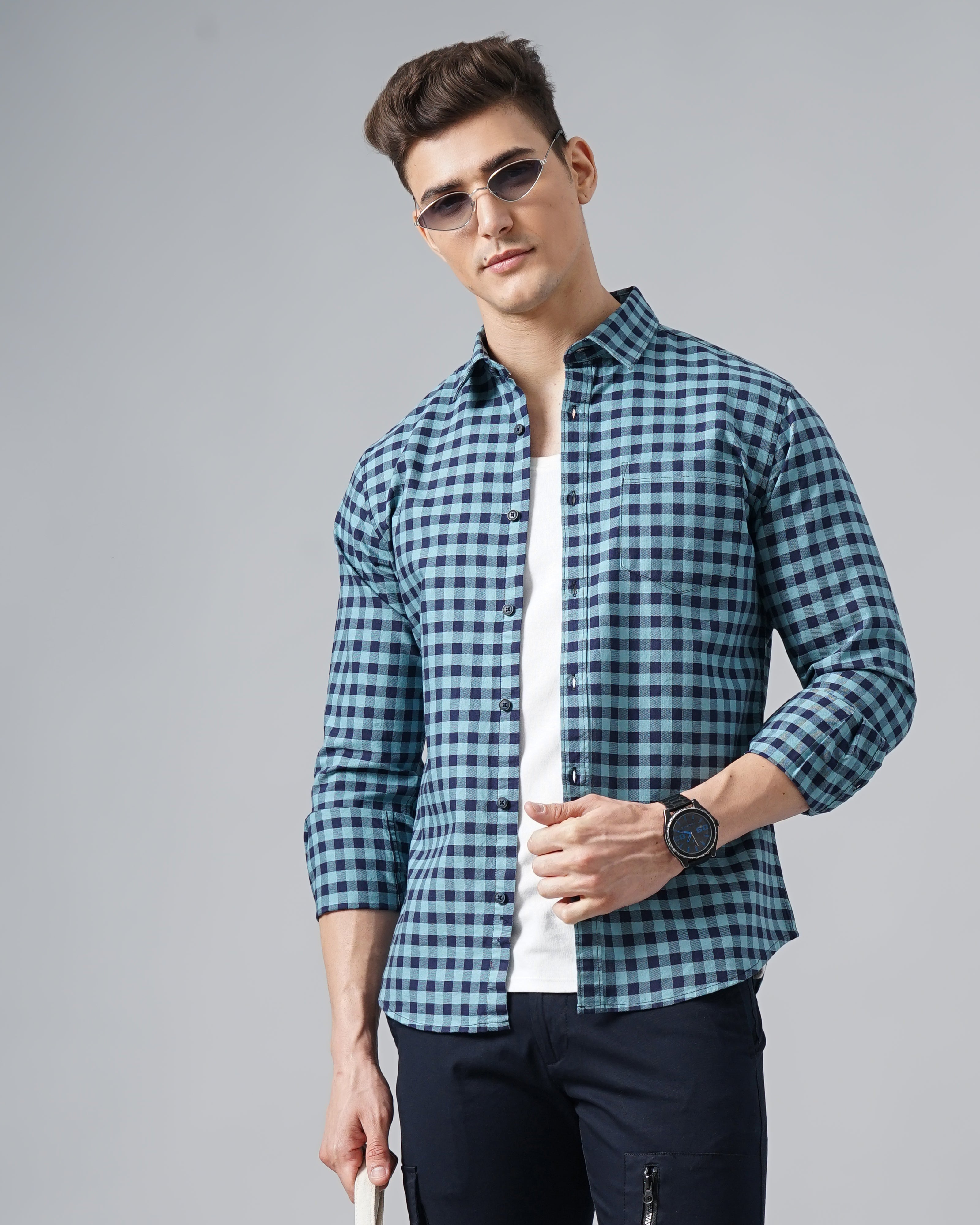 Men's Checks Shirt