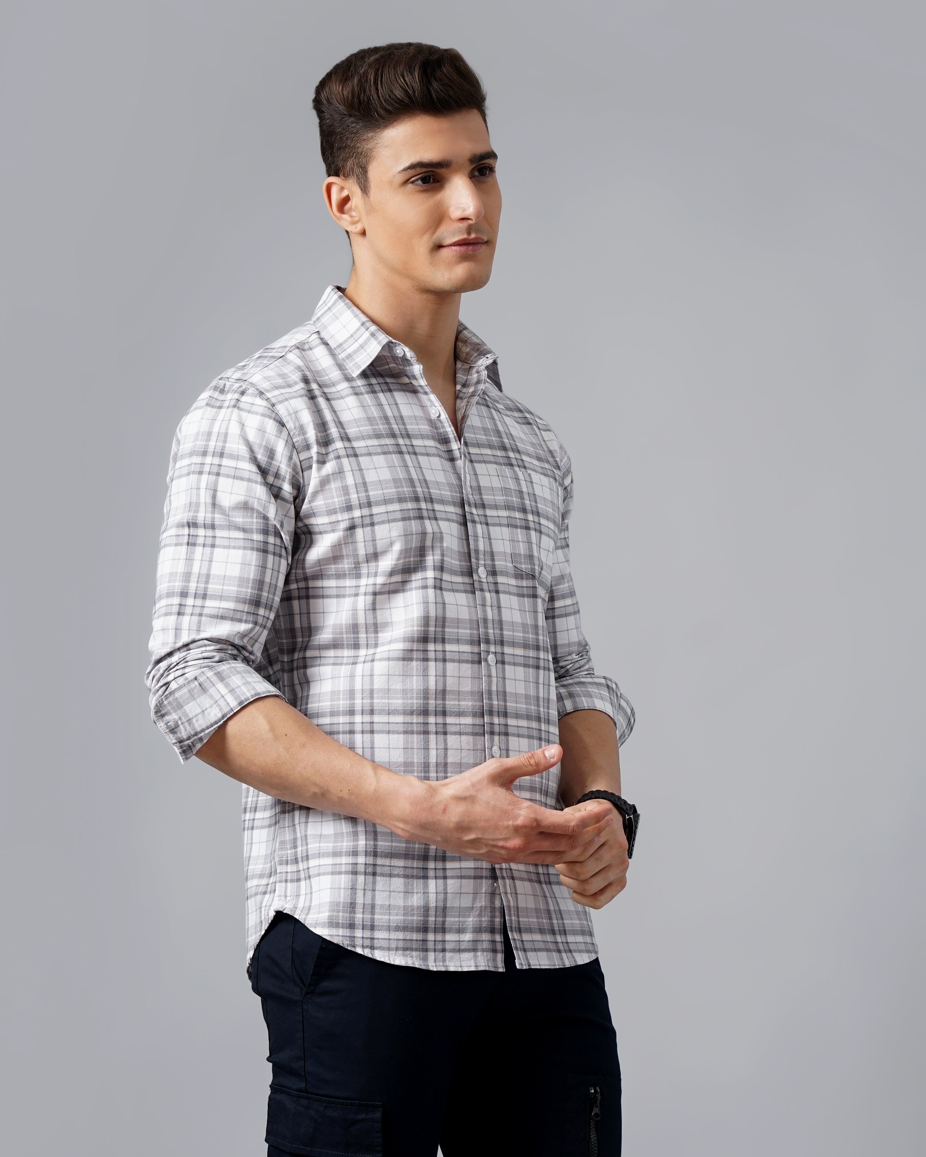 MEN'S CHECKS SHIRT