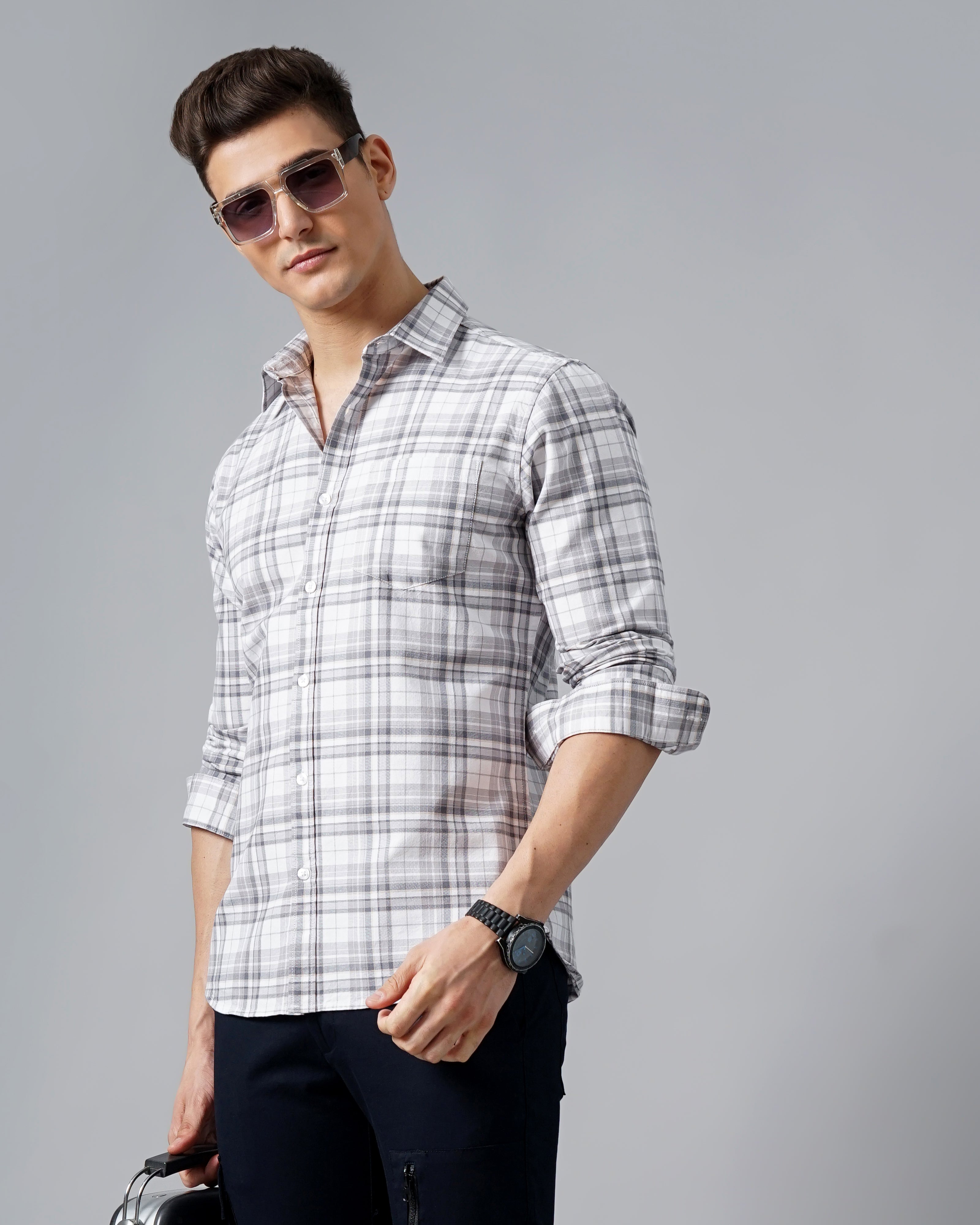 MEN'S CHECKS SHIRT