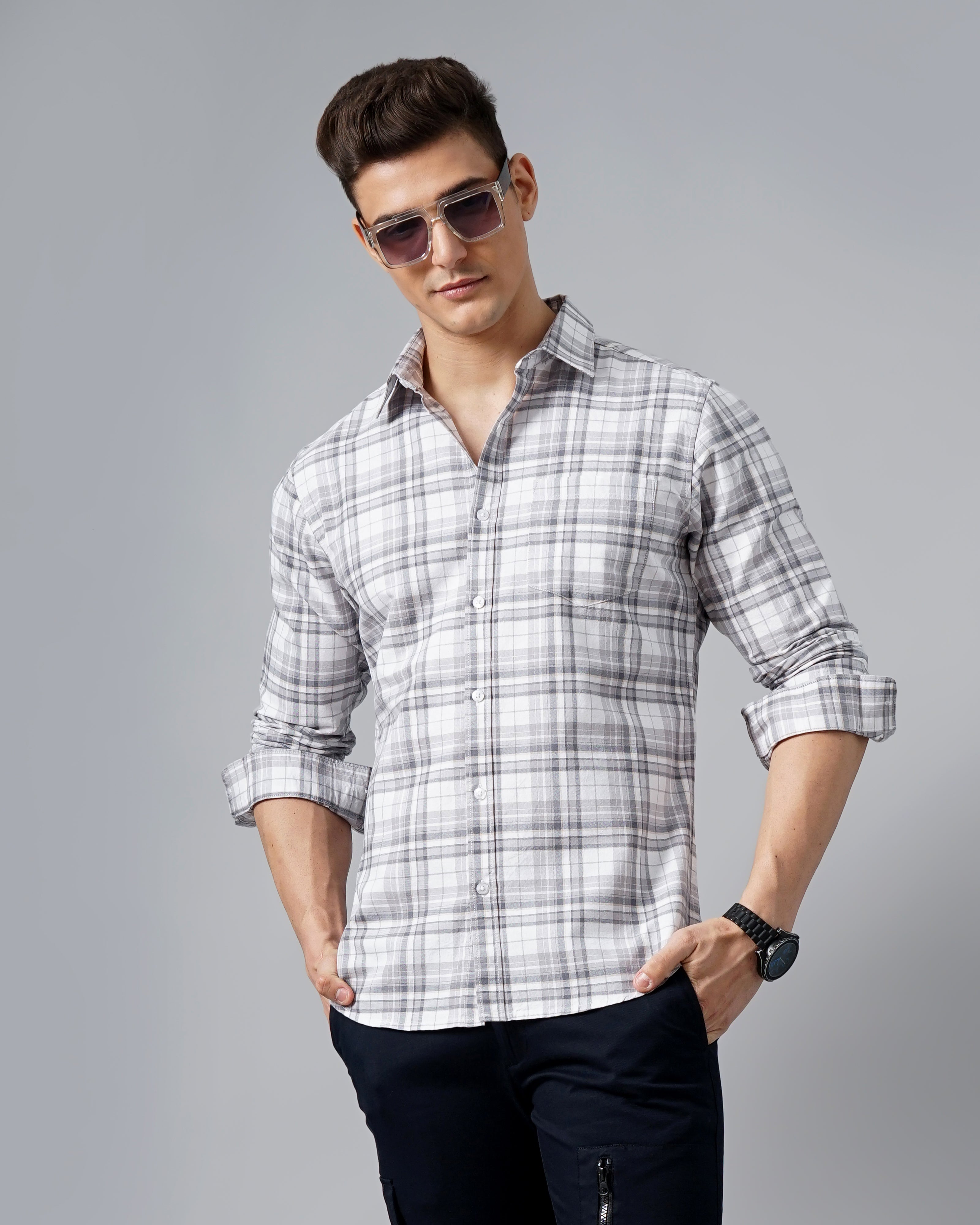 MEN'S CHECKS SHIRT