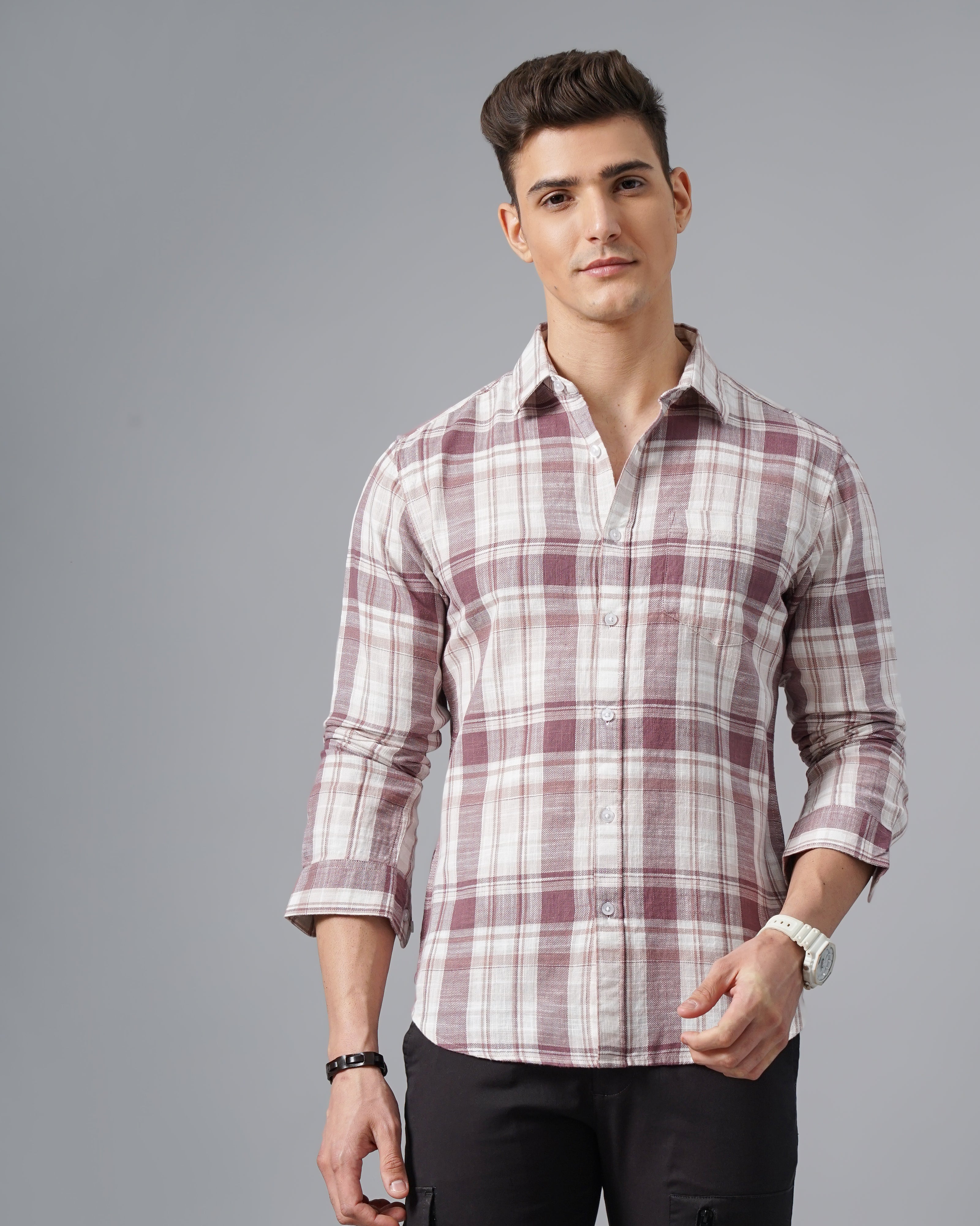 MEN'S CHECKS SHIRT