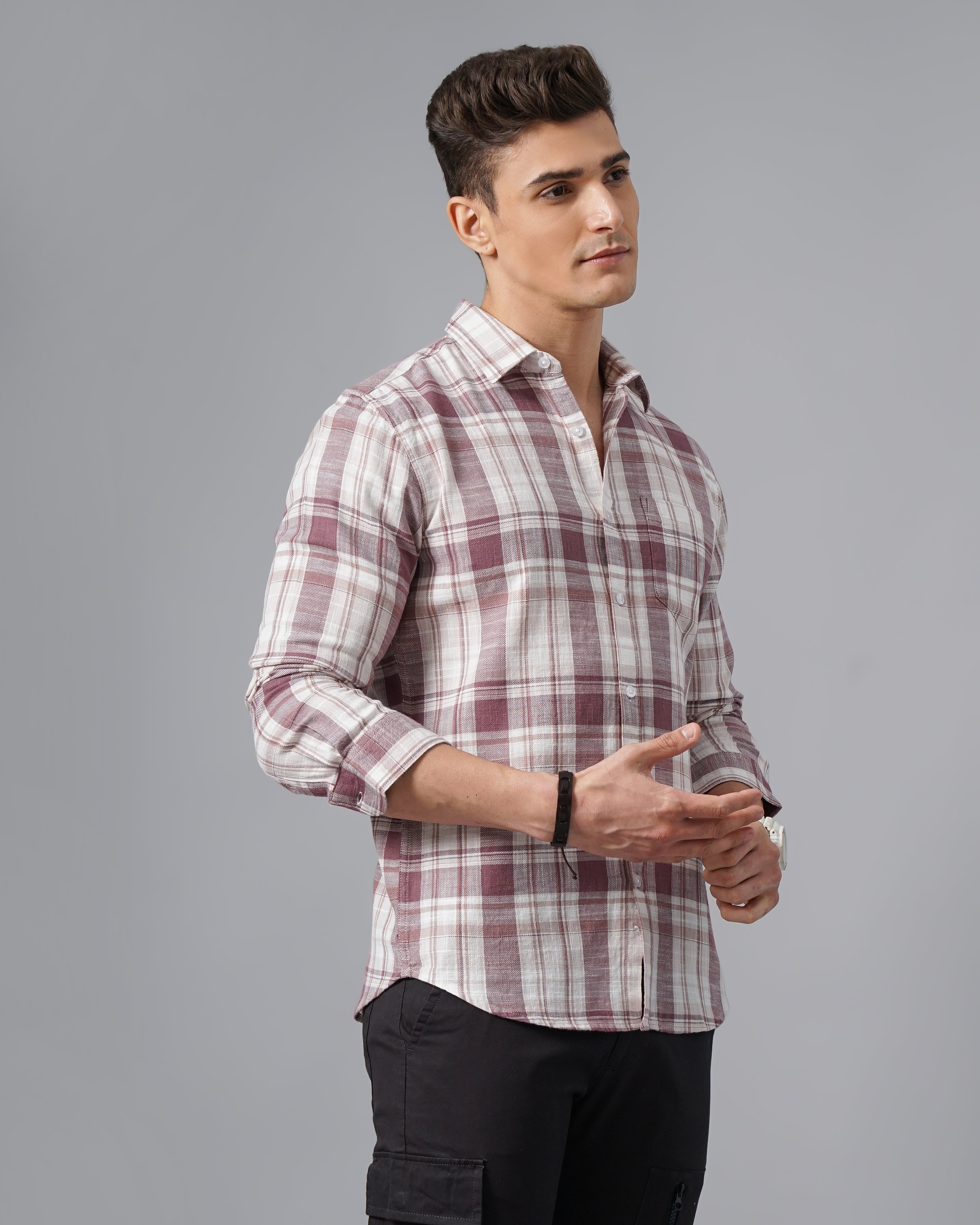 MEN'S CHECKS SHIRT