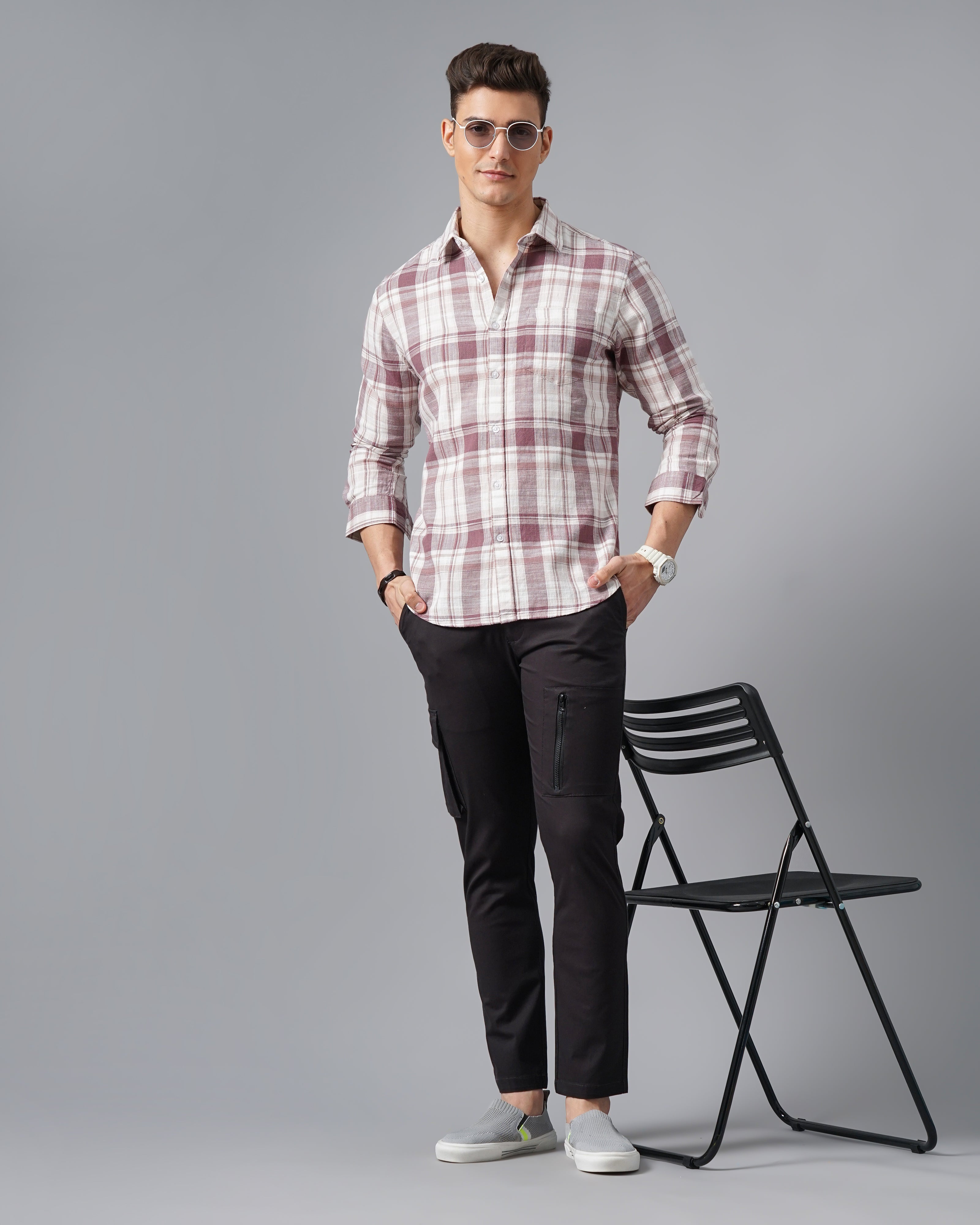 MEN'S CHECKS SHIRT