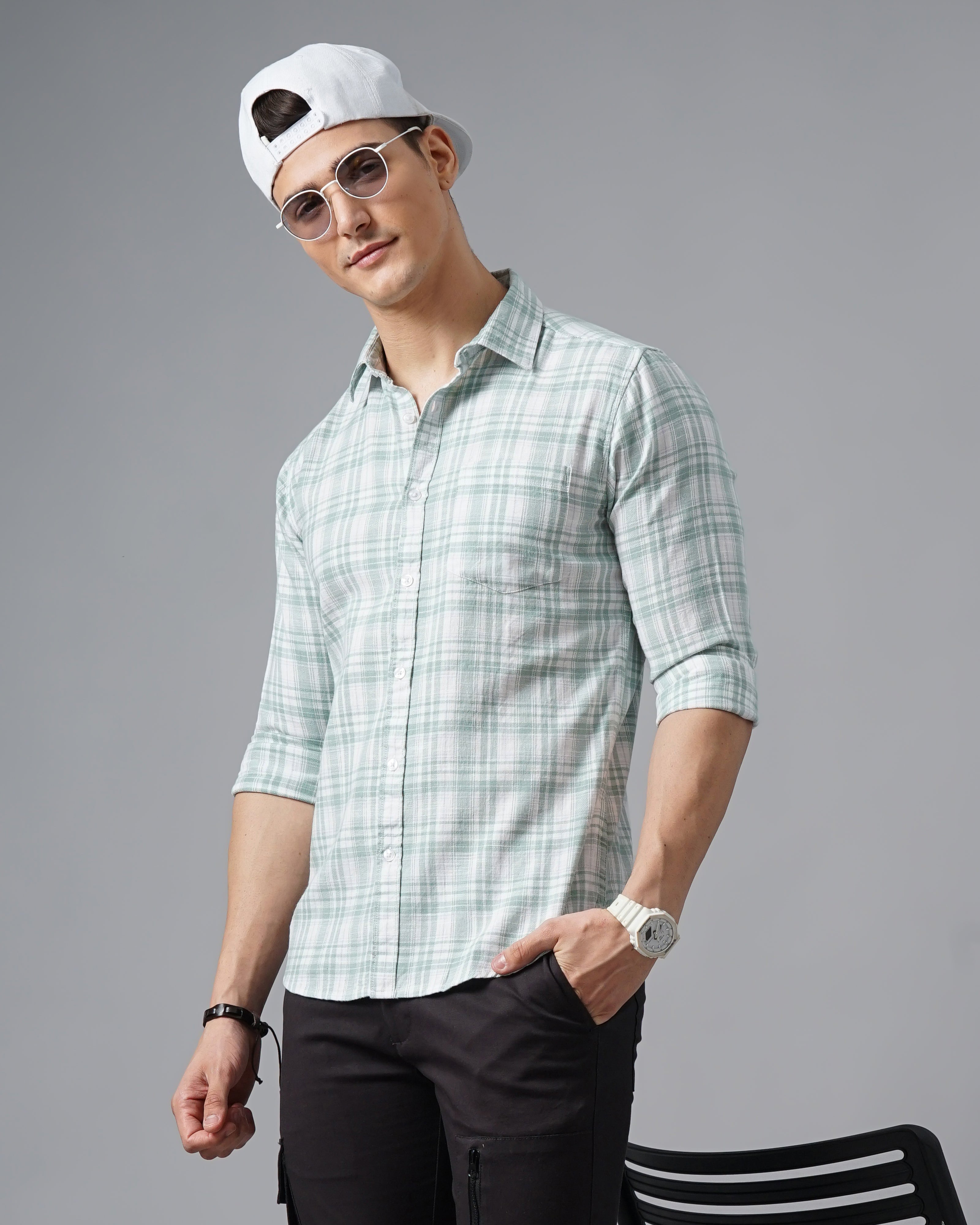 MEN'S CHECKS SHIRT