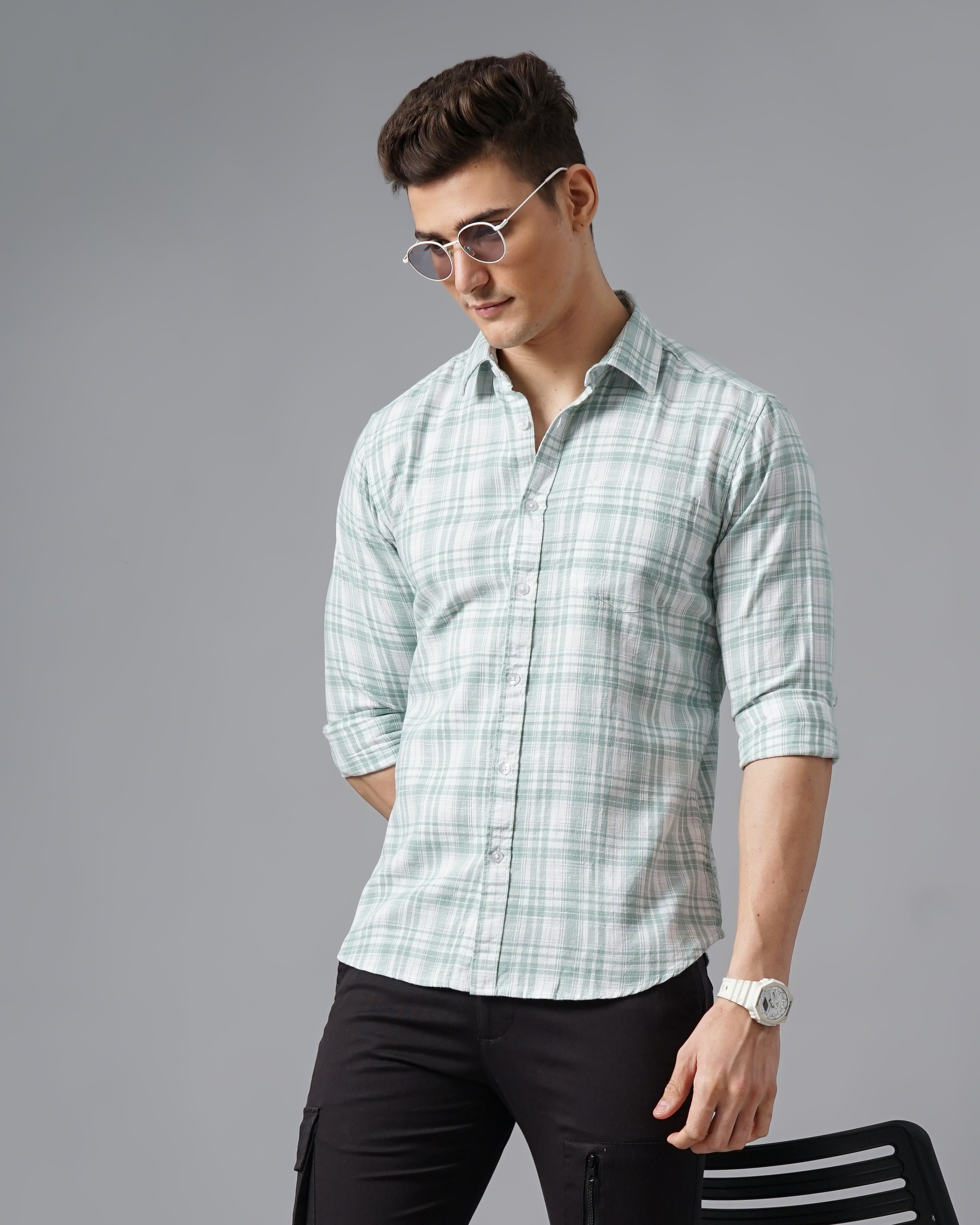 MEN'S CHECKS SHIRT