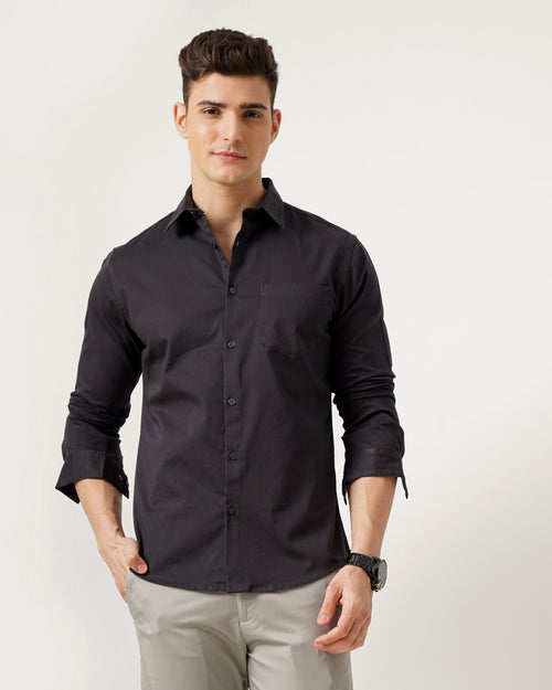 Men's Solid Casual Shirt