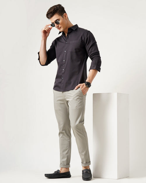 Men's Solid Casual Shirt