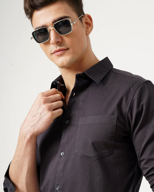 Men's Solid Casual Shirt