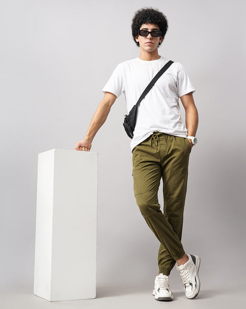 Slim Fit Cargo Joggers
