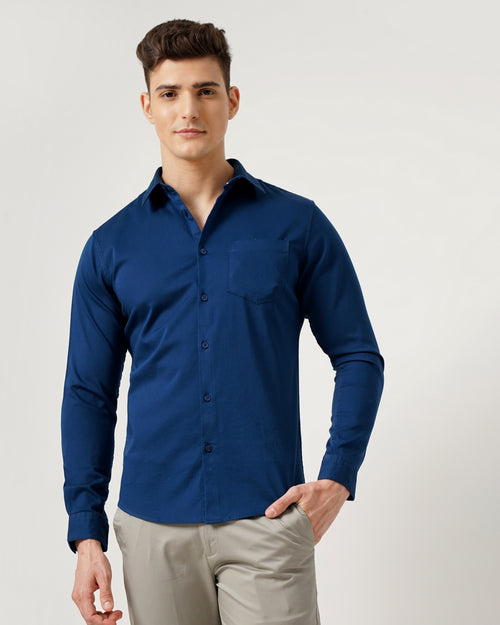 Men's Solid Casual Shirt