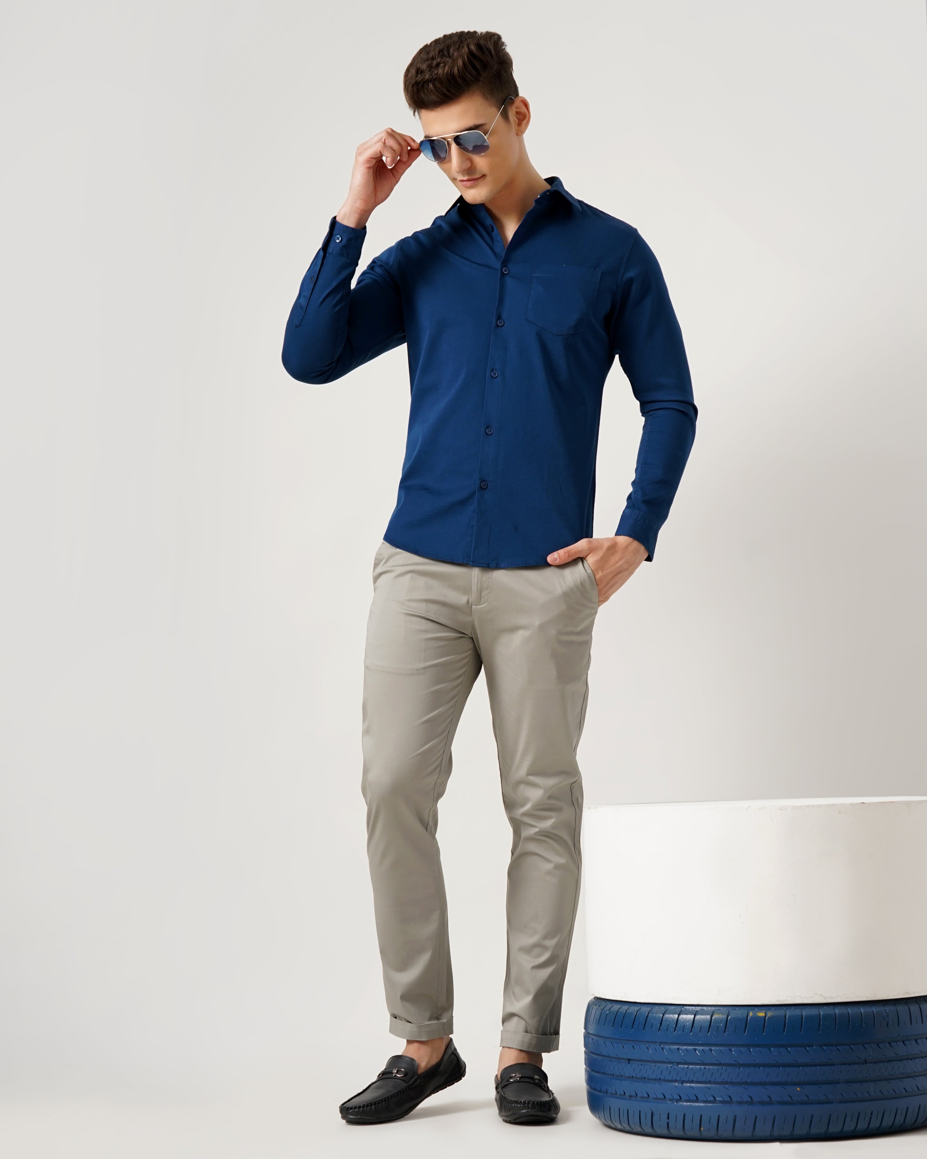 Men's Solid Casual Shirt