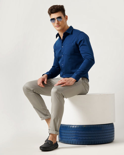 Men's Solid Casual Shirt