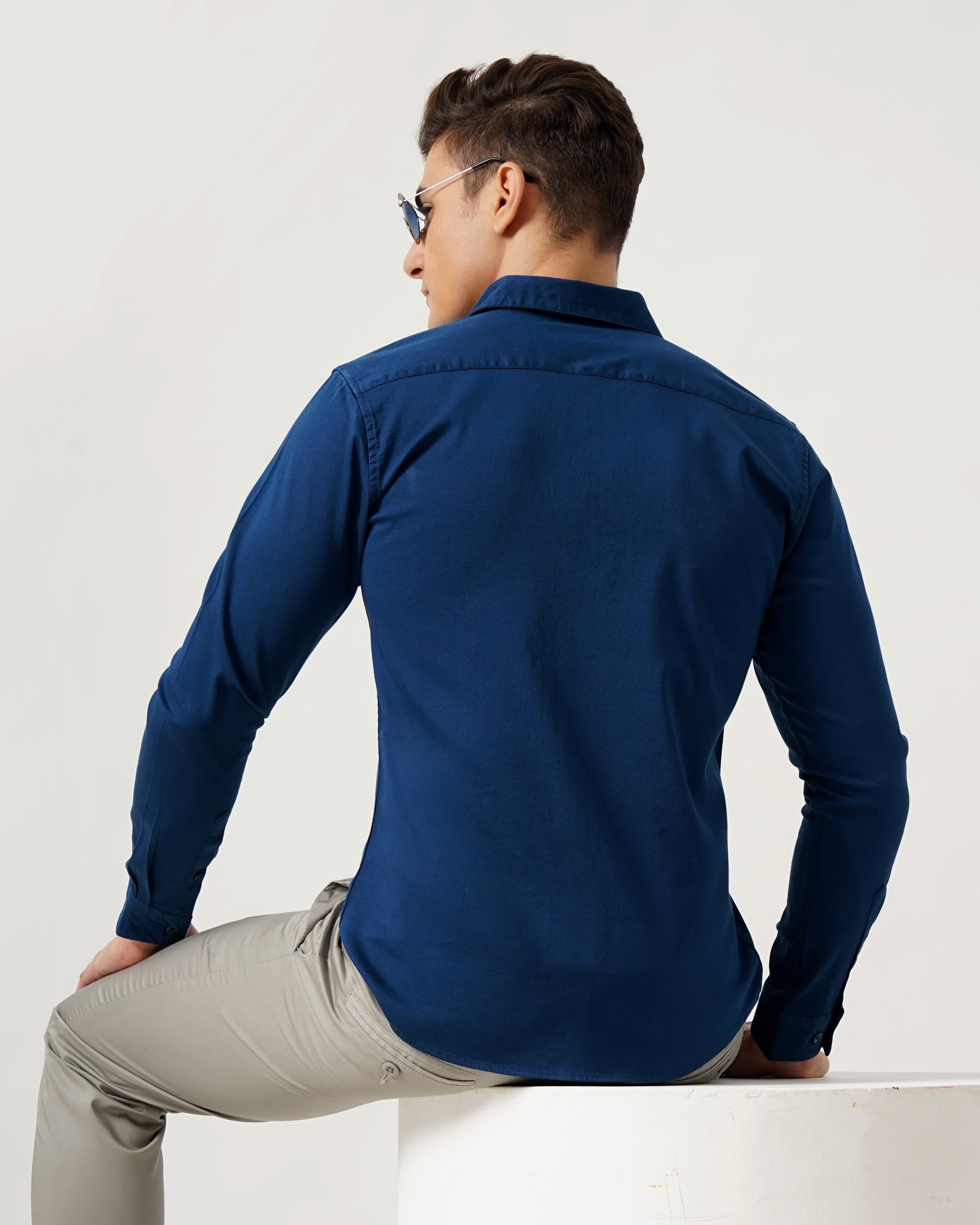 Men's Solid Casual Shirt