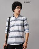 Men Horizontal Stripes Shirt