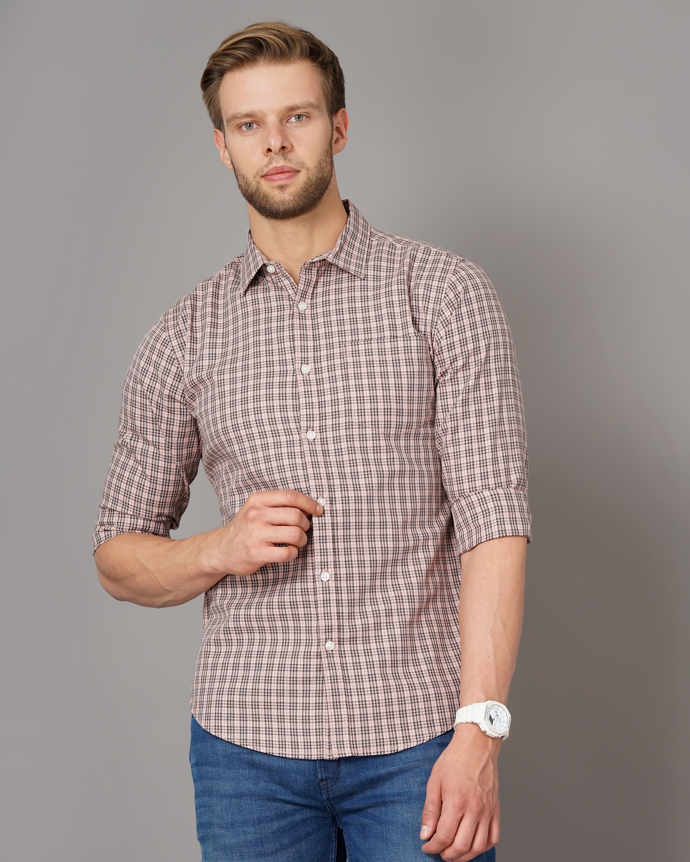 Men's Checks Shirt
