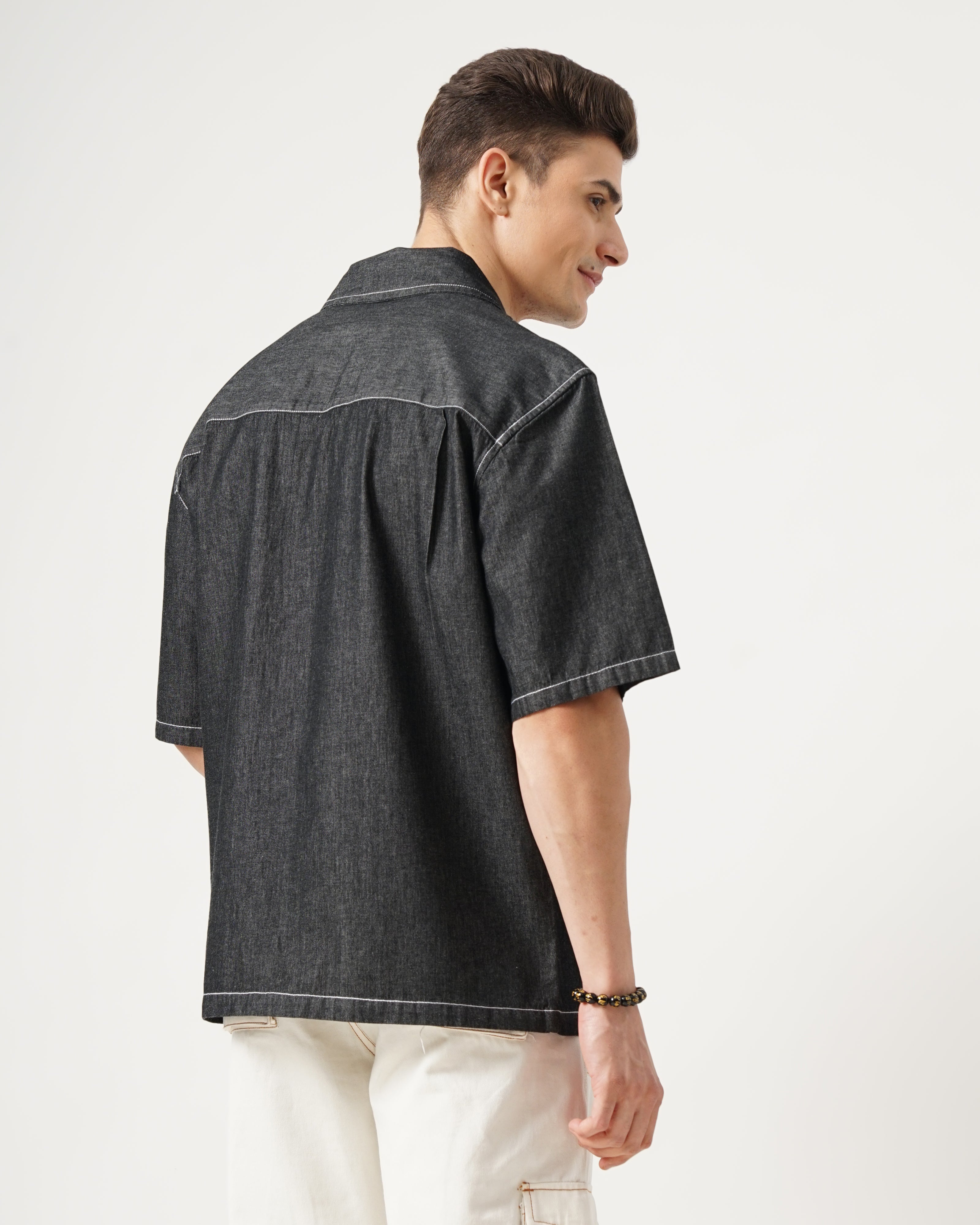 MEN'S OVERSIZED DENIM SHIRT