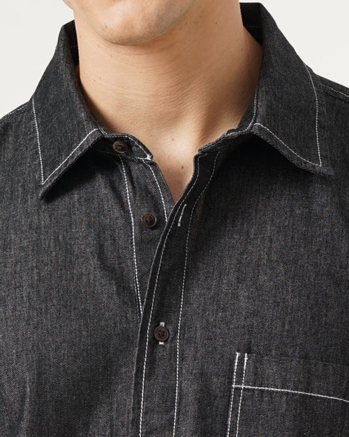 MEN'S OVERSIZED DENIM SHIRT