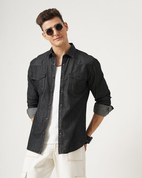 MEN'S DENIM SHIRT