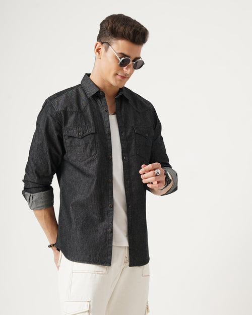 MEN'S DENIM SHIRT