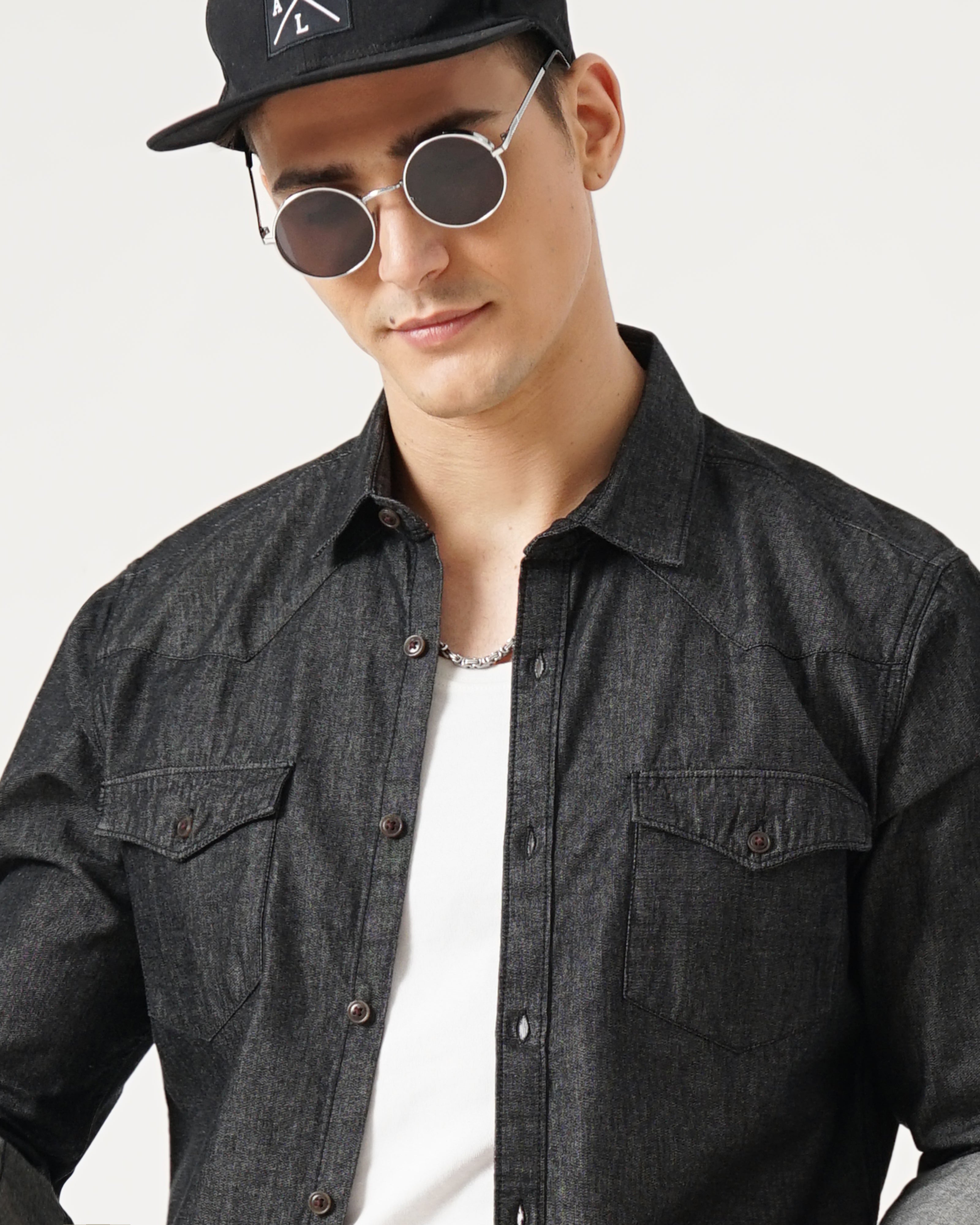 MEN'S DENIM SHIRT
