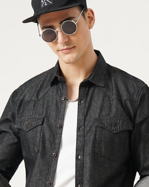 MEN'S DENIM SHIRT