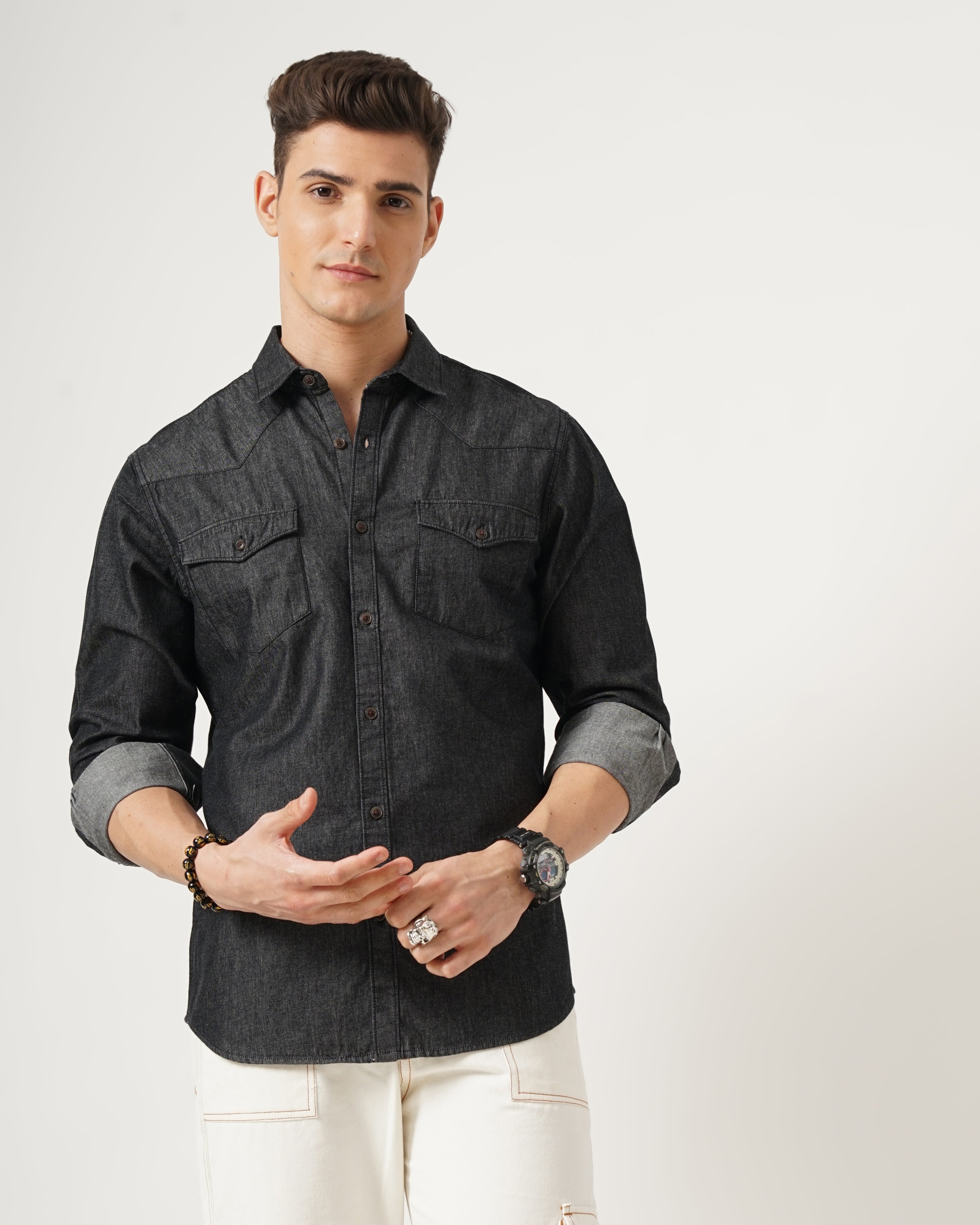MEN'S DENIM SHIRT