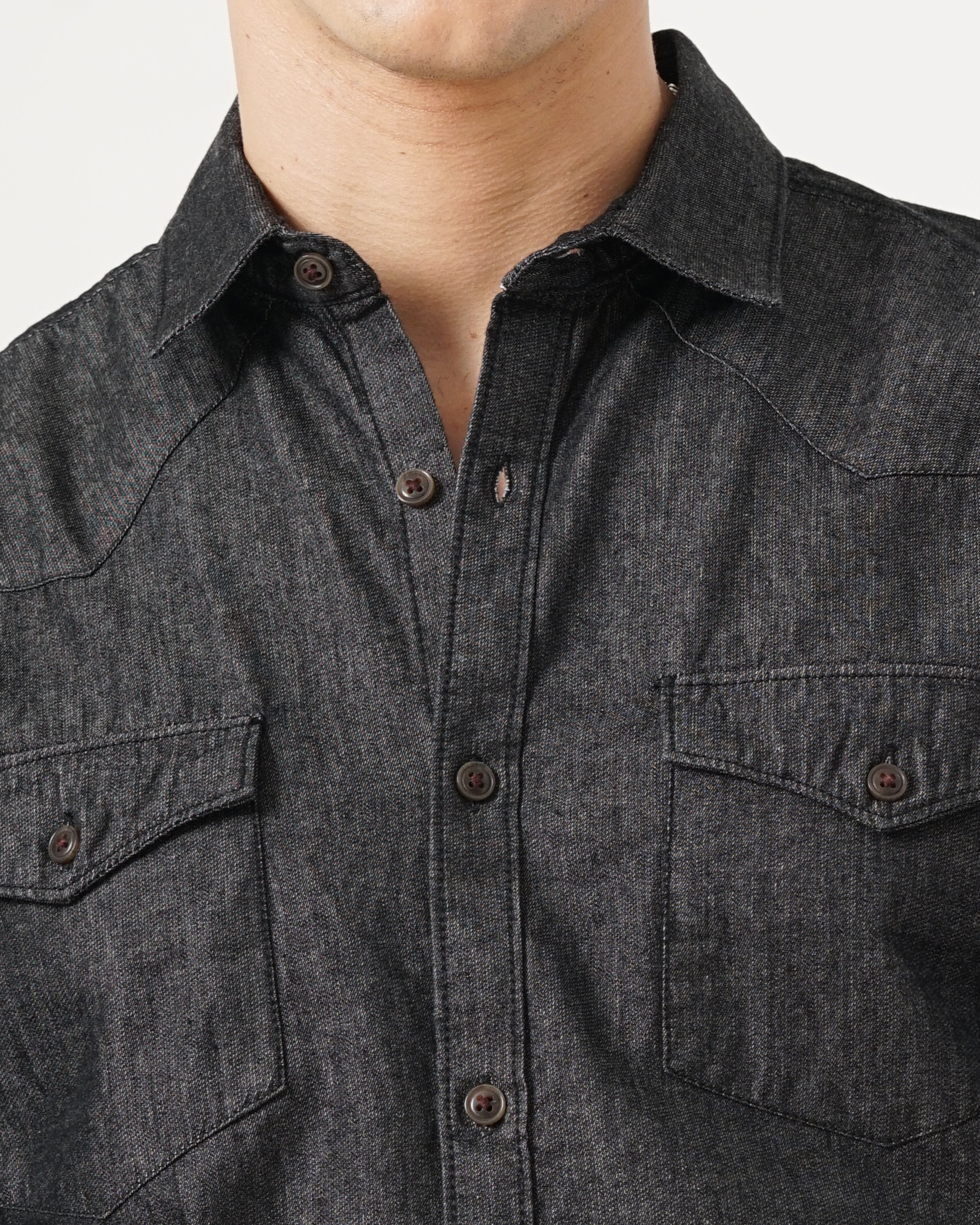 MEN'S DENIM SHIRT