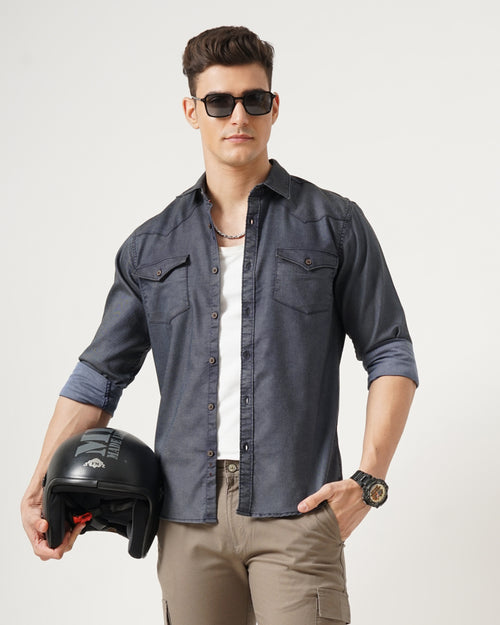 Men's Solid Casual Shirt