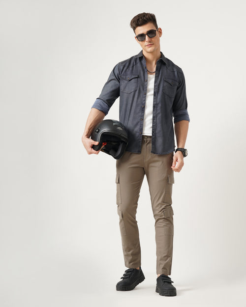 Men's Solid Casual Shirt
