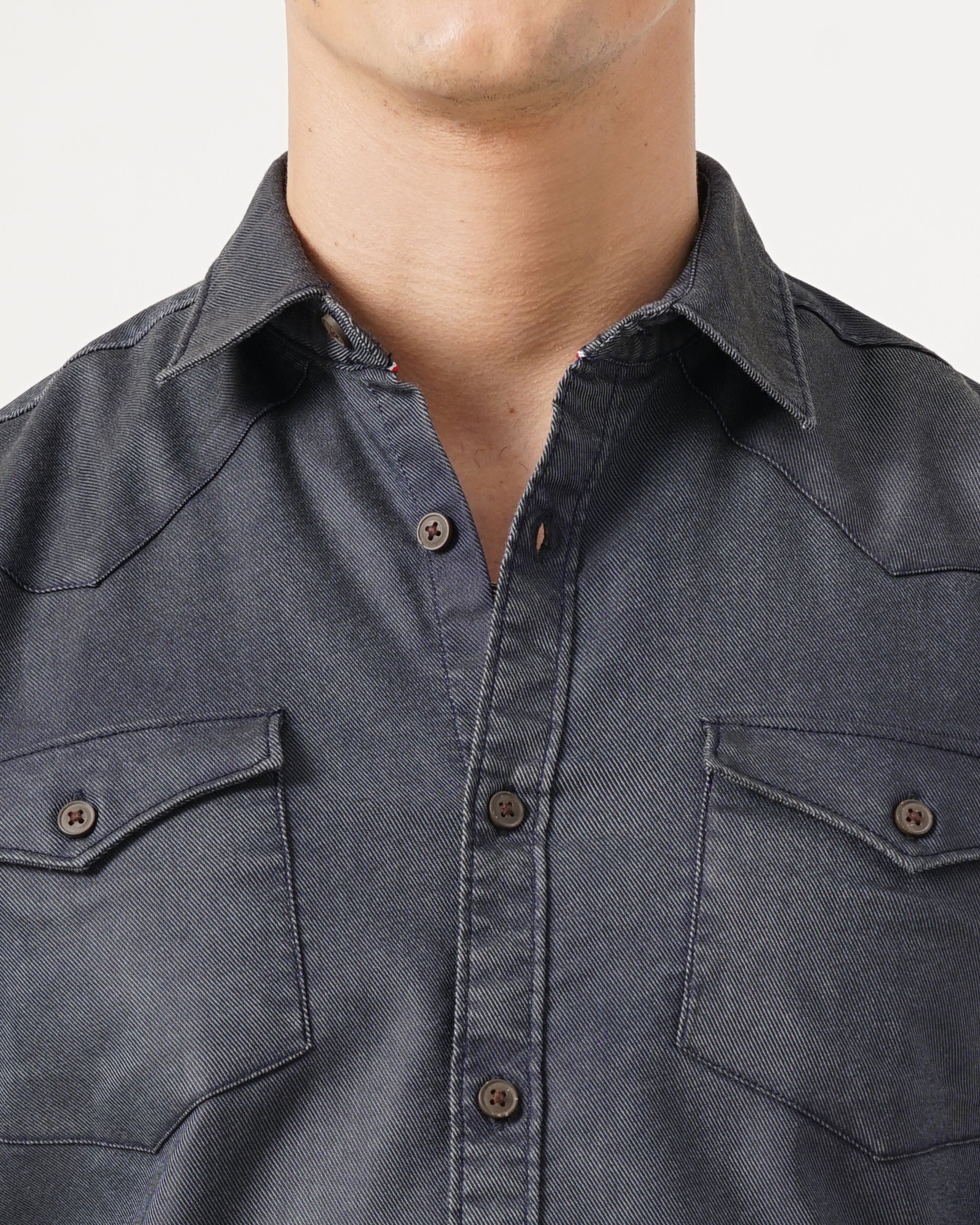 Men's Solid Casual Shirt