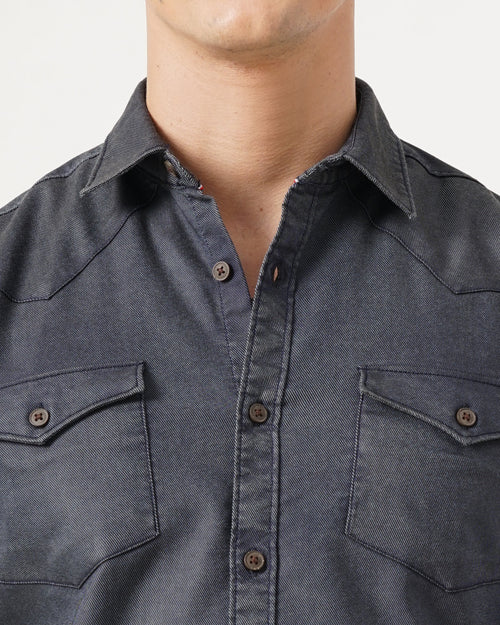 Men's Solid Casual Shirt